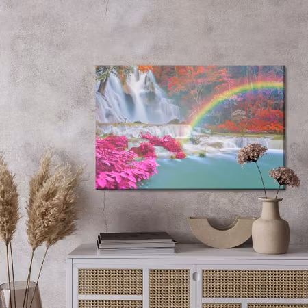 Canvastavla - Kuang si waterfall in laos