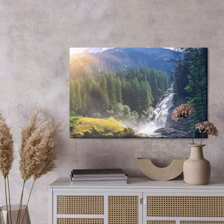 Canvastavla - Krimml waterfall in austria