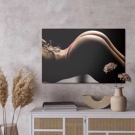 Canvastavla - Sexy woman in a bikini