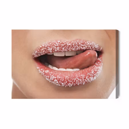 Canvastavla - Sweet lips