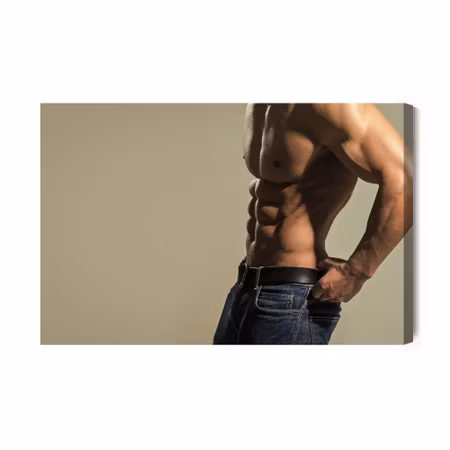Canvastavla - Muscular man