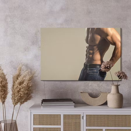 Canvastavla - Muscular man