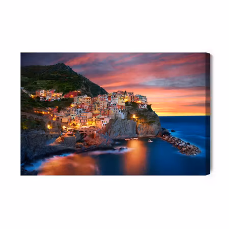 Canvastavla - City of manarola, Italy
