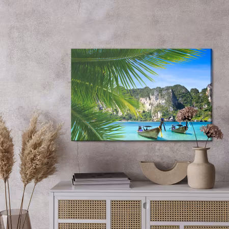 Canvastavla - Sunny caribbean