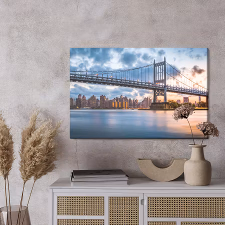 Canvastavla - Bridge in new york
