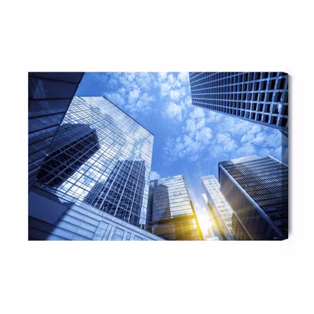 Canvastavla - Skyscrapers, hong kong