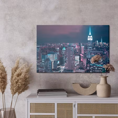 Canvastavla - New york by night