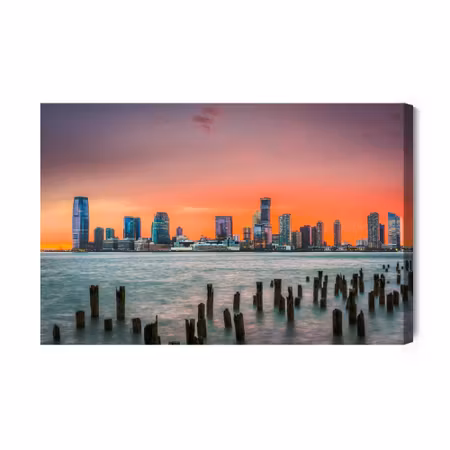 Canvastavla - Hudson river, Usa