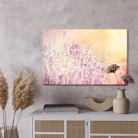 Canvastavla - Lavender in the sun.