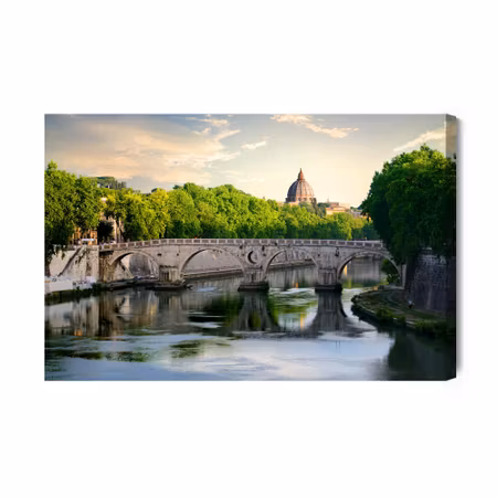 Canvastavla - Rome in the sun