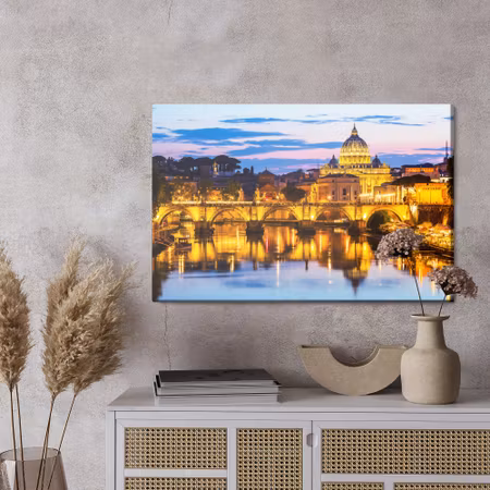 Canvastavla - Rome by night