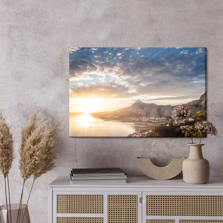 Canvastavla - Sunrise over the sea
