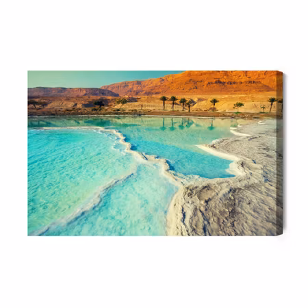 Canvastavla - Dead sea beach