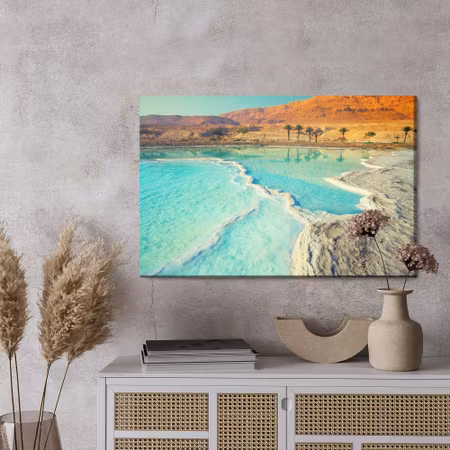 Canvastavla - Dead sea beach