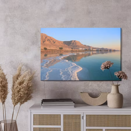 Canvastavla - Mountain landscape by the sea