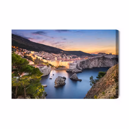 Canvastavla - Beautiful sea bay