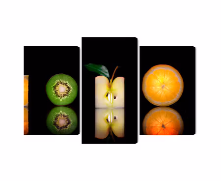 Canvastavla - Fruit halves