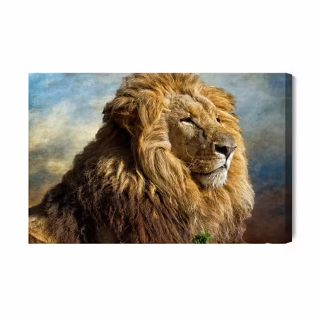 Canvastavla - Majestic 3d lion