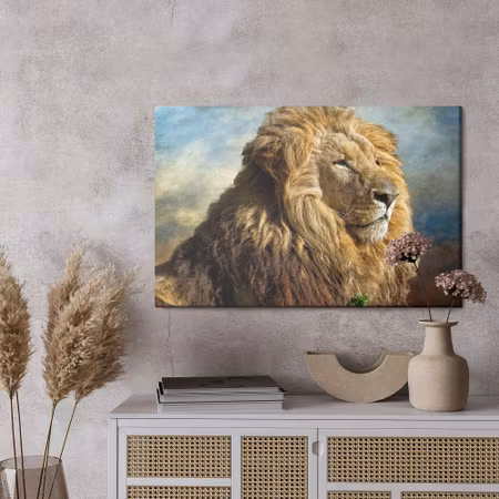 Canvastavla - Majestic 3d lion