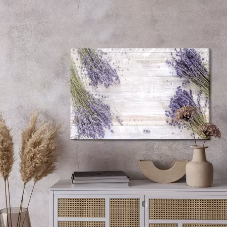 Canvastavla - Lavender flowers on the background of