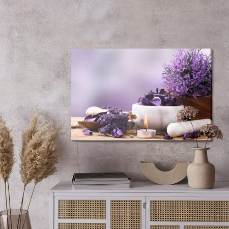 Canvastavla - Lavender relaxation set