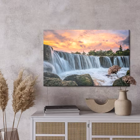 Canvastavla - Parigi waterfall in indonesia