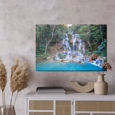 Canvastavla - Beautiful kuang si waterfall in laos