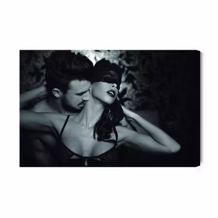 Canvastavla - Couple in an intimate pose