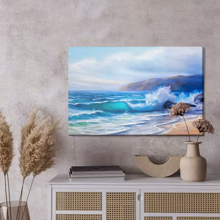 Canvastavla - Tropical sea and beach