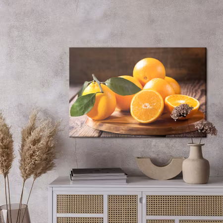 Canvastavla - Juicy oranges