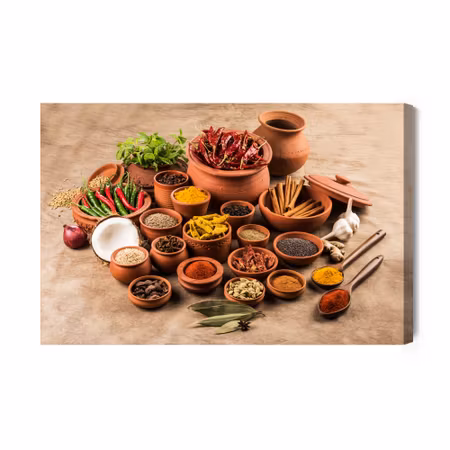 Canvastavla - Far eastern spices