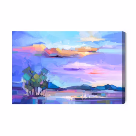 Canvastavla - The abstract landscape