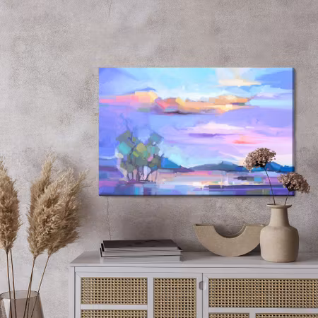 Canvastavla - The abstract landscape