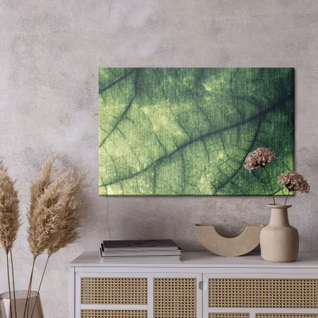Canvastavla - Abstract leaf texture