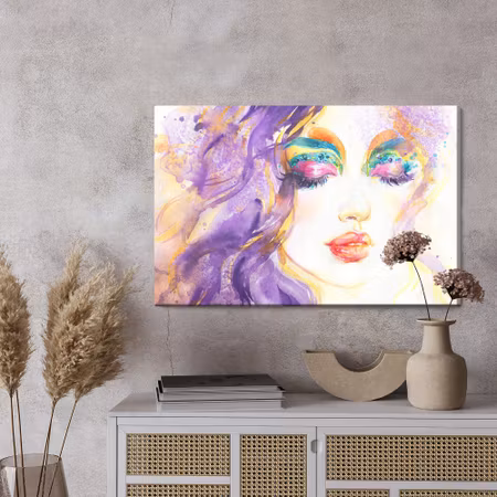 Canvastavla - Abstract female portrait