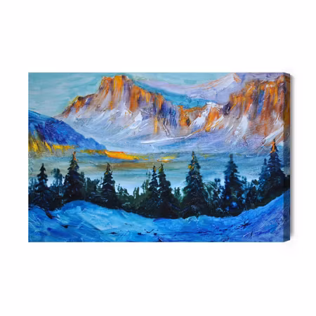 Canvastavla - Colorado mountain landscape