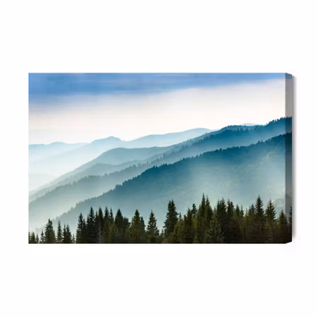 Canvastavla - Majestic 3d mountain landscape