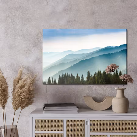 Canvastavla - Majestic 3d mountain landscape