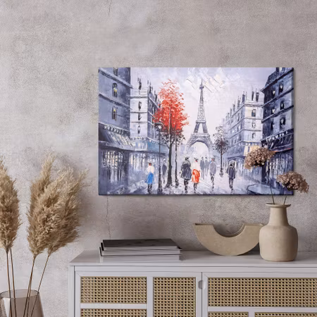 Canvastavla - Parisian construction