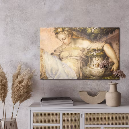 Canvastavla - Pensive young woman