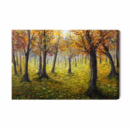 Canvastavla - Autumn forest landscape
