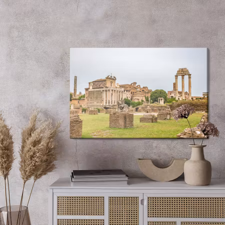 Canvastavla - 3d view of the roman forum