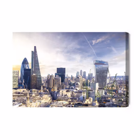 Canvastavla - A modern london neighborhood