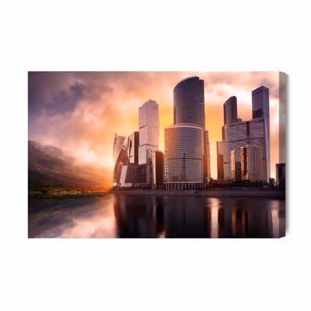 Canvastavla - Beautiful modern buildings