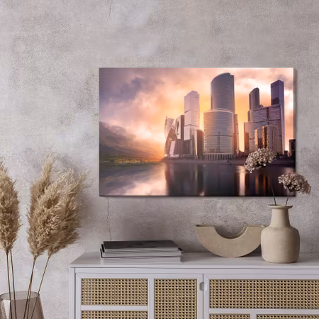 Canvastavla - Beautiful modern buildings