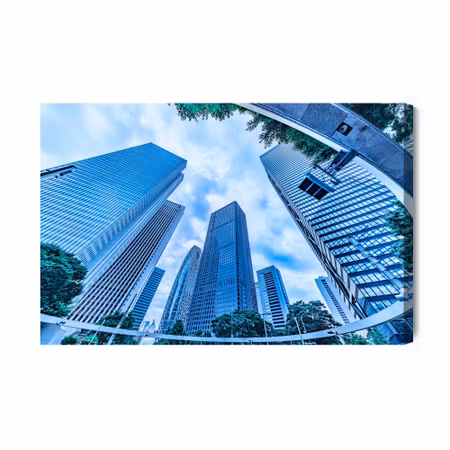 Canvastavla - Beautiful modern buildings