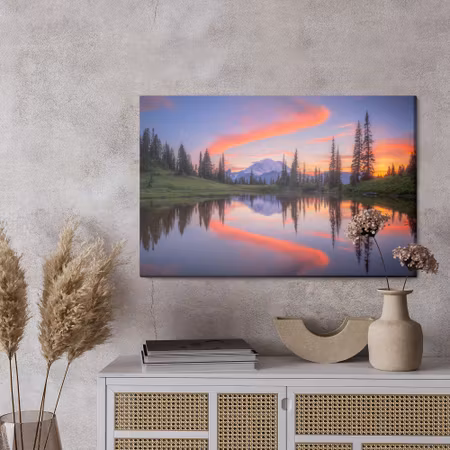 Canvastavla - Tipsoo lake, Usa