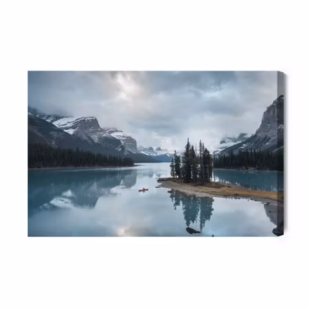 Canvastavla - Lake maligne, Canada