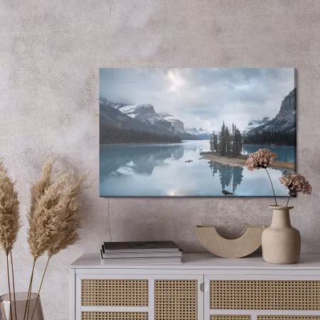 Canvastavla - Lake maligne, Canada