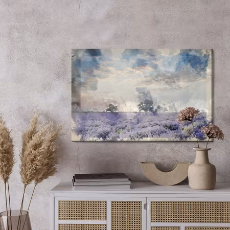 Canvastavla - Artistic lavender country